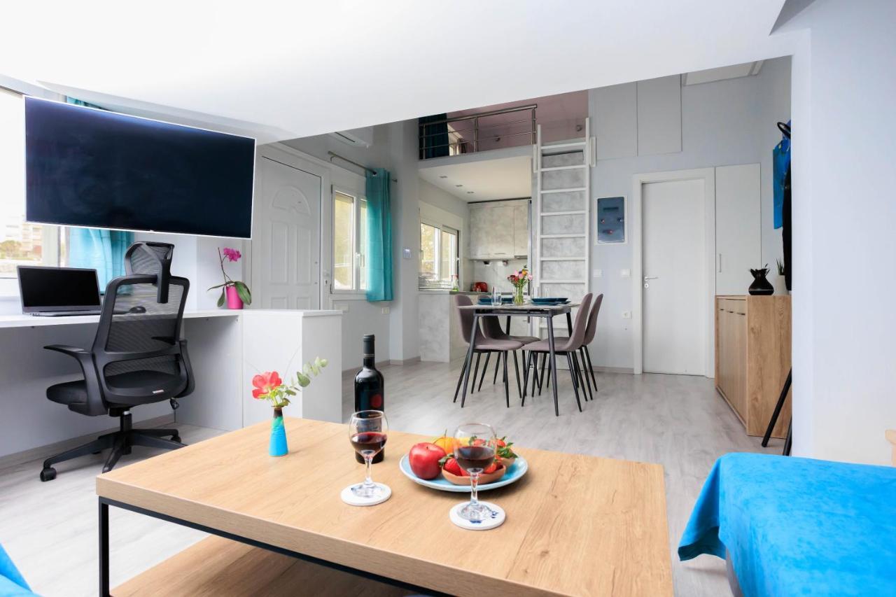 Electra Modern Apartment With Cozy Garden Heraklion  Bagian luar foto
